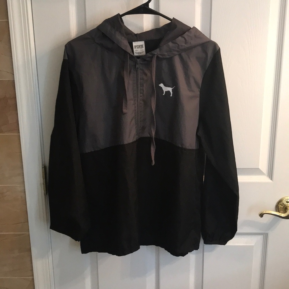 VS PINK Quarter Zip Windbreaker